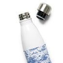 Stork Chinoiserie Stainless Steel Water Bottle