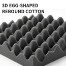 Striped Bolster Dog Bed, Rectangle Soft Calming Pet Bed with Raised Sides, Cozy
