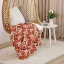 Siamese Cat Floral Sherpa Blanket, iBuyXi.com