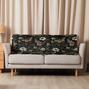 Dark Botanical Sherpa Blanket, iBuyXi.com
