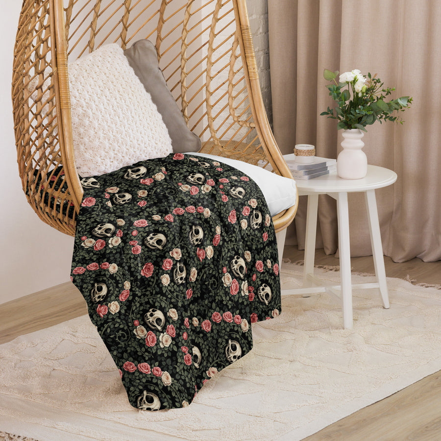 Catskill Floral Sherpa Blanket
