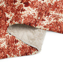 Siamese Cat Floral Sherpa Blanket, iBuyXi.com