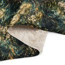 Verdigris Marble Sherpa Blanket, iBuyXi.com
