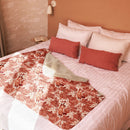 Siamese Cat Floral Sherpa Blanket, iBuyXi.com