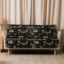 Dark Botanical Sherpa Blanket, iBuyXi.com