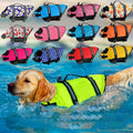 Summer Dog Life Jacket Reflective Adjustable Large Dogs Swimwear Safety Vest