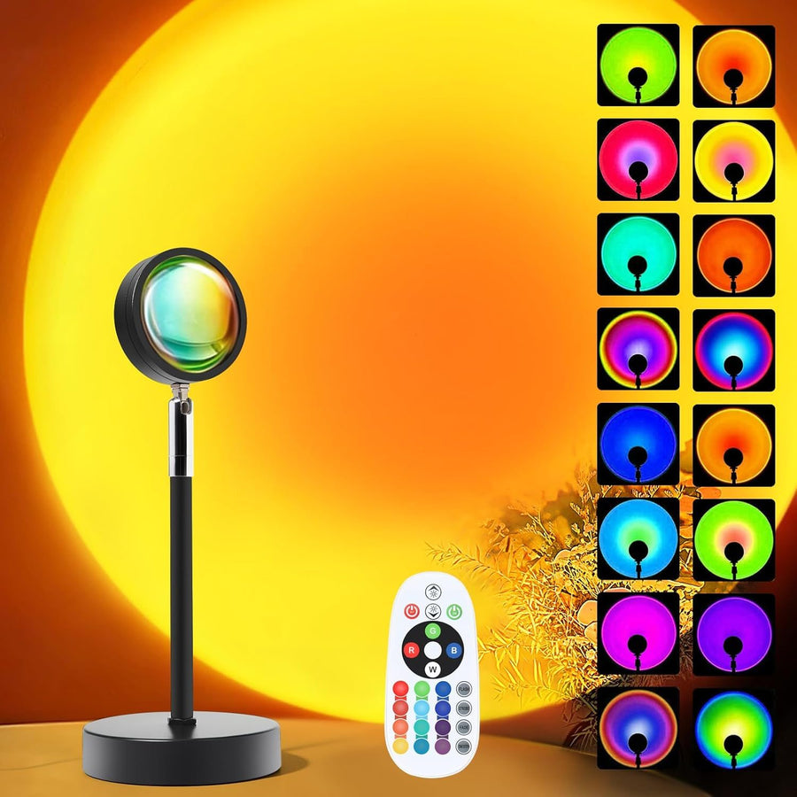 Sunset Lamp Projector with Remote 16 Colors