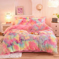 Super Shaggy Coral Fleece Bedding Set