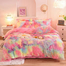 Super Shaggy Coral Fleece Bedding Set