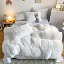 Super Shaggy Coral Fleece Bedding Set