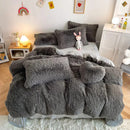 Super Shaggy Coral Fleece Bedding Set