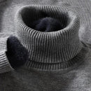 Sweatwear Mens Anti-pilling High Quality Knitted Turtleneck Sweater Slim Fit Lon