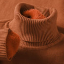 Sweatwear Mens Anti-pilling High Quality Knitted Turtleneck Sweater Slim Fit Lon