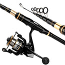 Telescopic Fishing Rod and Reel Combo