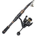 Telescopic Fishing Rod and Reel Combo