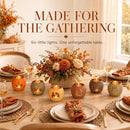 Thanksgiving Votive Candle Holder Set 6-Pack