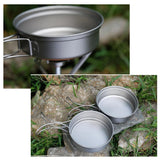 Titanium Ultralight Camping Cookware Set
