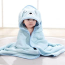 Toddler Hooded Bath Towel with Cartoon Hood