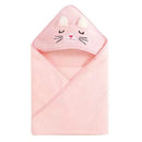 Toddler Hooded Bath Towel with Cartoon Hood