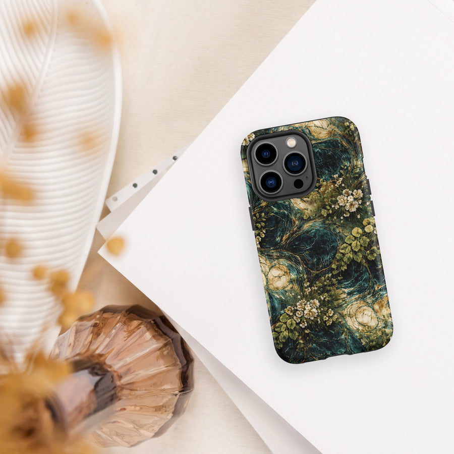 Verdigris Marble Tough Case for iPhone
