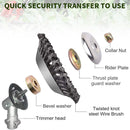  Steel Wire Grass Trimmer Head Rounded Edge Weed Trimmer,Head Grass Brush Removal Grass Tray Plate For Lawnmower, iBuyXi.com