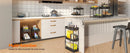 Under Sink Organizer 2 Tier Pull Out Sliding Cabinet Storage Rack