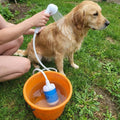 USB Rechargeable Portable Dog Shower Pump