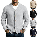 V-Neck Cable Knit Cardigan