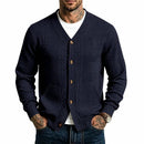 V-Neck Cable Knit Cardigan