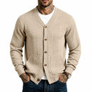 V-Neck Cable Knit Cardigan