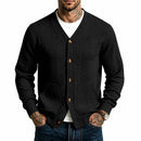 V-Neck Cable Knit Cardigan