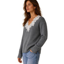 V Neck Pullover Sweater with Long Sleeves Mid Weight Regular Length Fitted Silho