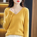 V-Neck Slim Knit Sweater