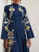 Vintage Floral Maxi Dress