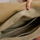 Vintage Frosted Cowhide Suede Tote Bag