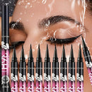 Waterproof Black Liquid Eyeliner 12-Pack Set