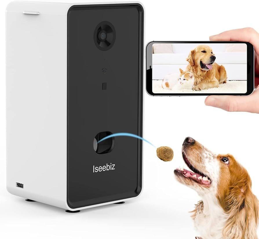 WiFi Pet Camera with Remote Treat Dispenser