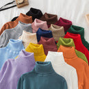 Women Turtleneck Sweater Knitted Soft Pullovers cashmere Jumpers Basic Solid Sof