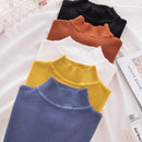 Women Turtleneck Sweater Knitted Soft Pullovers cashmere Jumpers Basic Solid Sof
