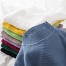 Women Turtleneck Sweater Knitted Soft Pullovers cashmere Jumpers Basic Solid Sof