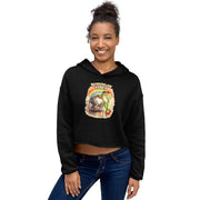 Running on Vibes Crop Hoodie