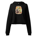 Running on Vibes Crop Hoodie