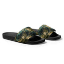 Verdigris Marble Women's Slides, iBuyXi.com