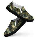 Verdigris Marble Women’s Slip-On Canvas Shoes, iBuyXi.com