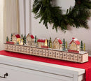 Wooden Christmas Village Advent Calendar