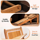 Wooden Sisal Cat Scratcher Ramp with Rolling Balls