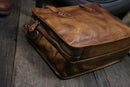 Vintage Genuine Leather large tote duffle bag, ibuyxi.com