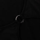 High Rise Cutout Long Sleeve Bodysuit, ibuyxi.com