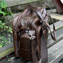 Genuine Leather Large Business Handheld Bag, ibuyxi.com