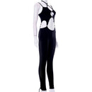 Bandage Cutout Backless Bodycon Jumpsuit, ibuyxi.com